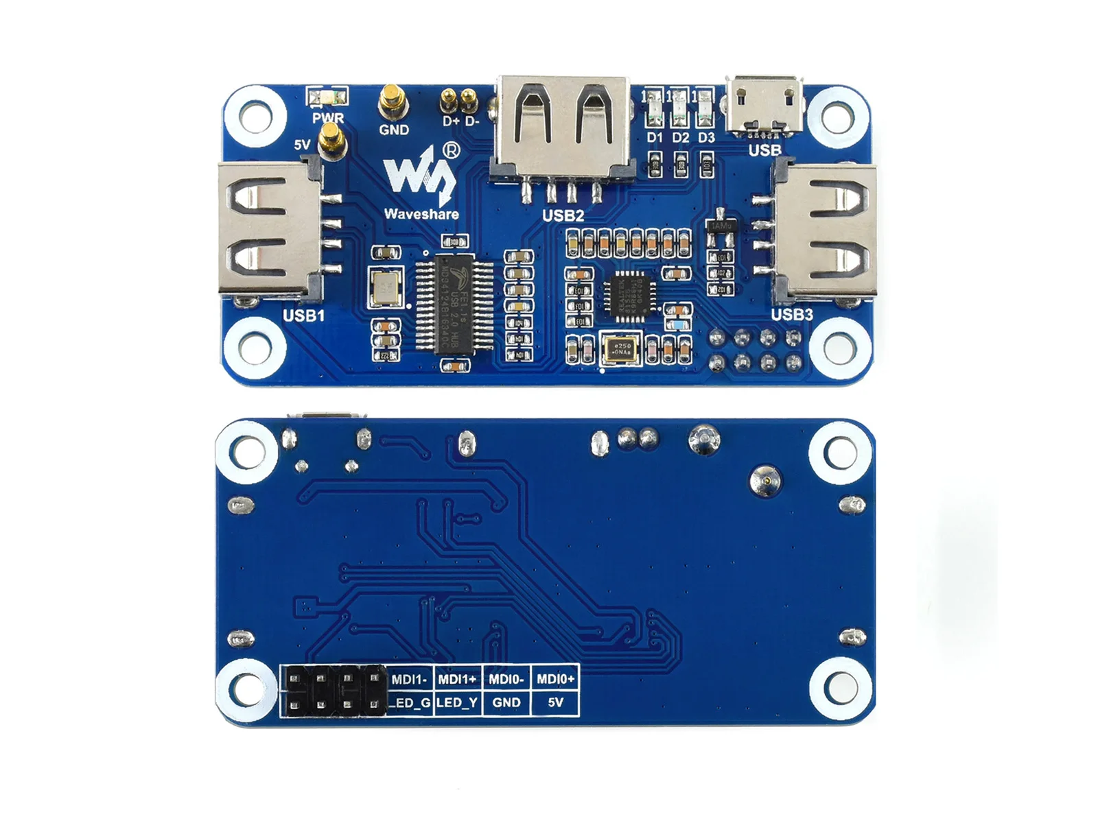 Инжектор PoE/ETH/usb хаб шляпа для Raspberry Pi Zero / W WH 3x USB 2 0 Порты 802.3af в соответствии с