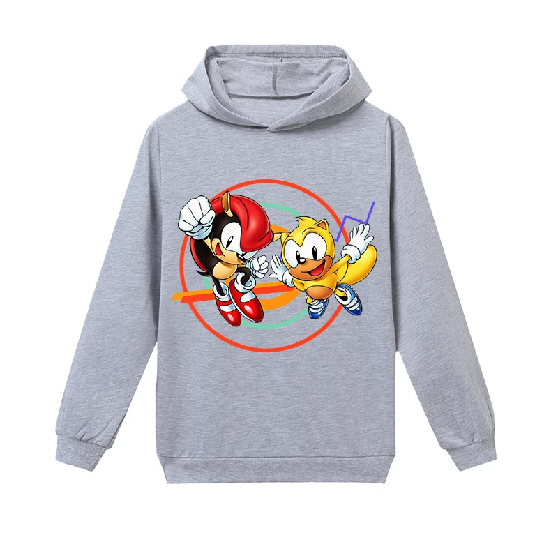 Детская толстовка с длинным рукавом весна-осень Супер Марио Соник модный костюм