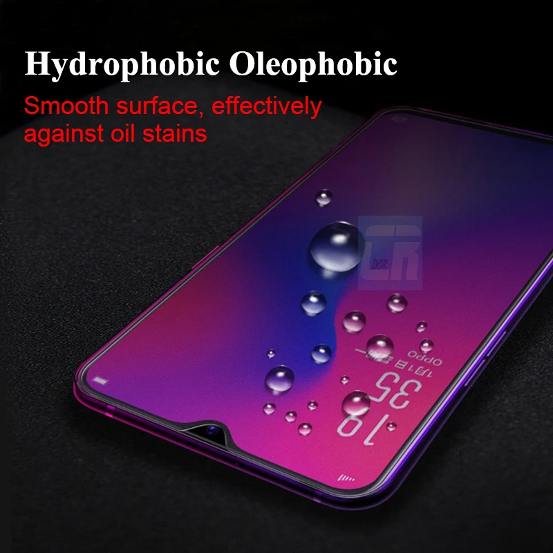 Защитное стекло 9D матовая поверхность с защитой от отпечатков пальцев для OPPO Reno 2Z