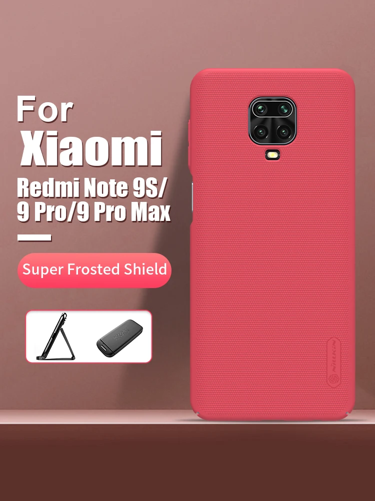 

xiaomi redmi note 9s Case NILLKIN PC Super Frosted Shield Back Cover for xiaomi redmi note 9s / redmi note 9s global case