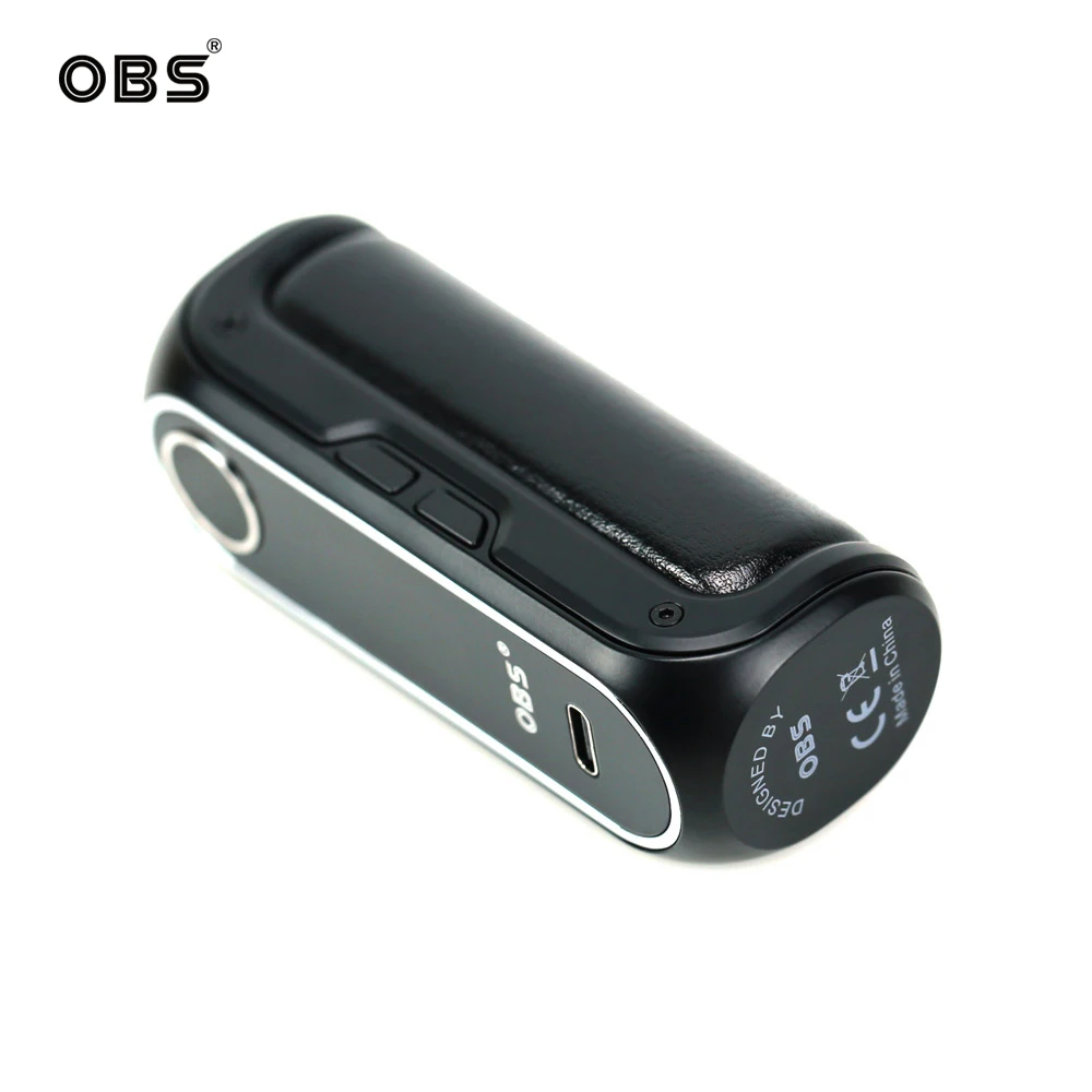 Original OBS Cube S Mod Powered by Single 18650 Battery 80W Vape E Cigarette Box Obs vs X |