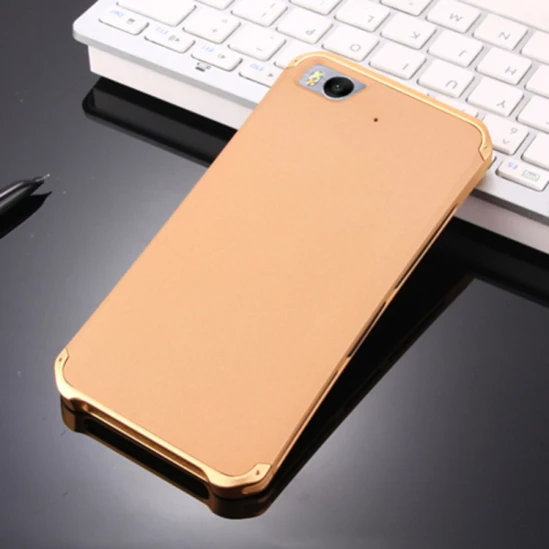 Gold Gold Side Антиосенняя металлическая рамка пластиковая задняя крышка для Xiaomi mi 5S mi 5S M5S алюминиевый сплав Мобильный Xiao mi 5S M 5S бампер чехол+ подарок - Цвет: Gold Gold Side