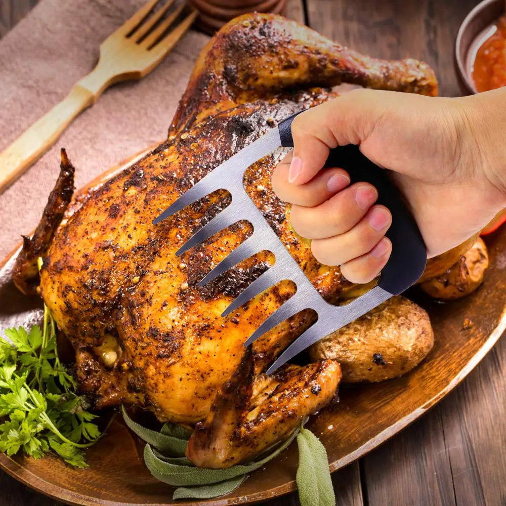 Измельчитель мяса для барбекю набор металлических когтей бритья приготовления