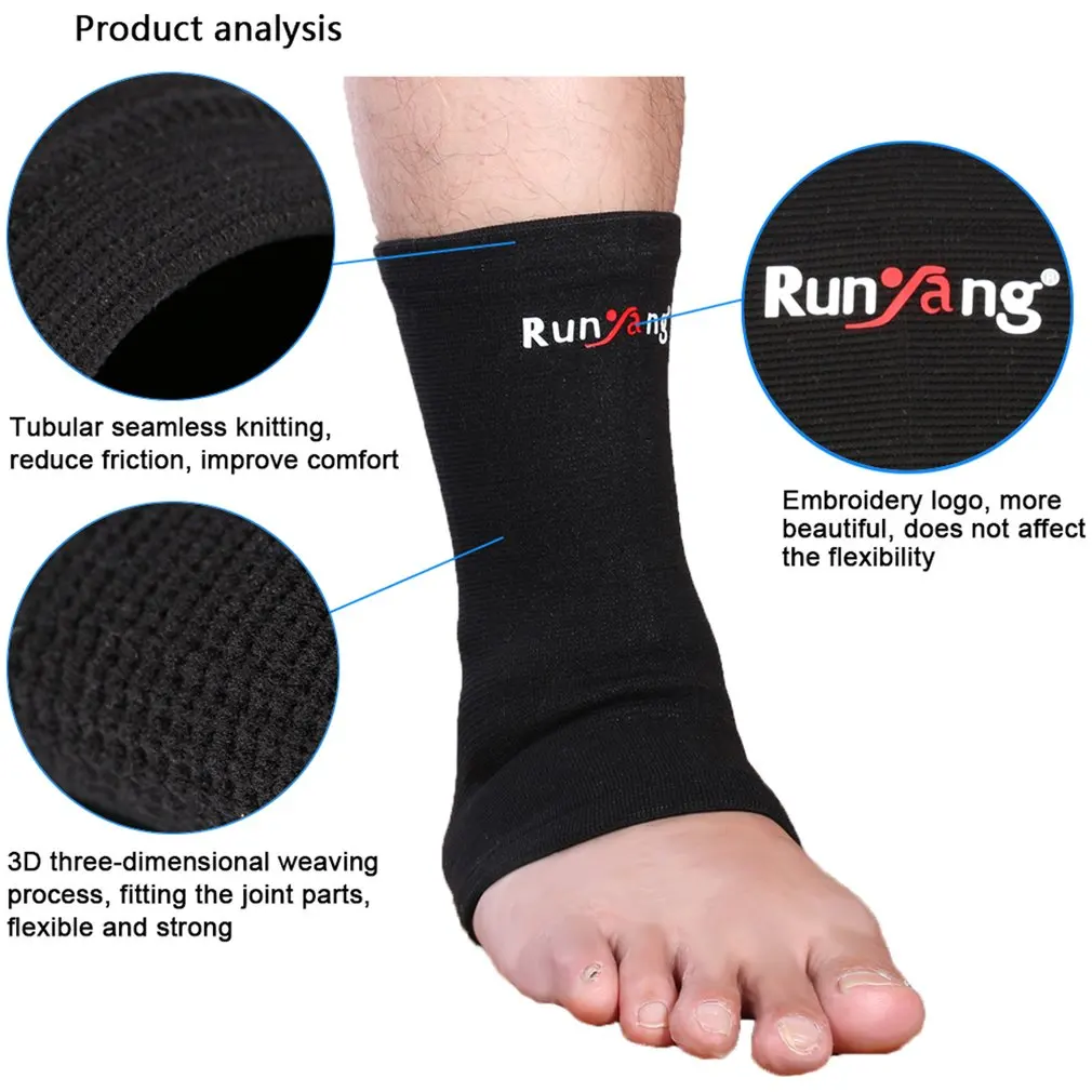 Дышащий эластичный бандаж на лодыжку для мужчин и женщин баскетбольный