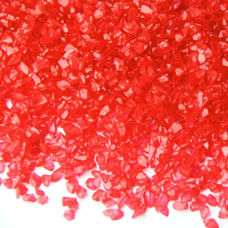 Coloured Glass Sand in Mini landscape or Bonsai Fleshiness Fairy Garden Potted Plant Decoration Fish Tank DIY Accessory Ornament | Дом и сад