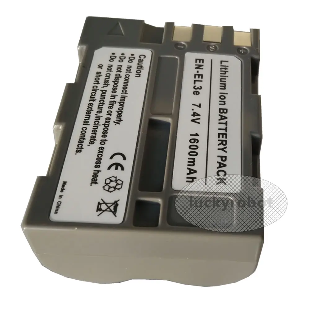 Аккумулятор 1600 мАч для Nikon EN EL3 EL3e D50 D90 D200 D900 90306|Цифровые аккумуляторы| |