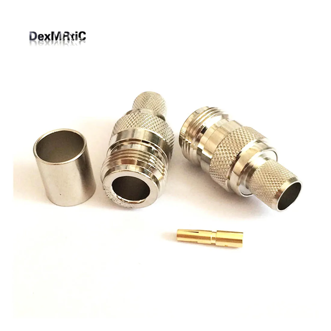 1 шт. N гнездовой разъем RF коаксиальный соединитель обжимной RG8 RG213 LMR400 кабель