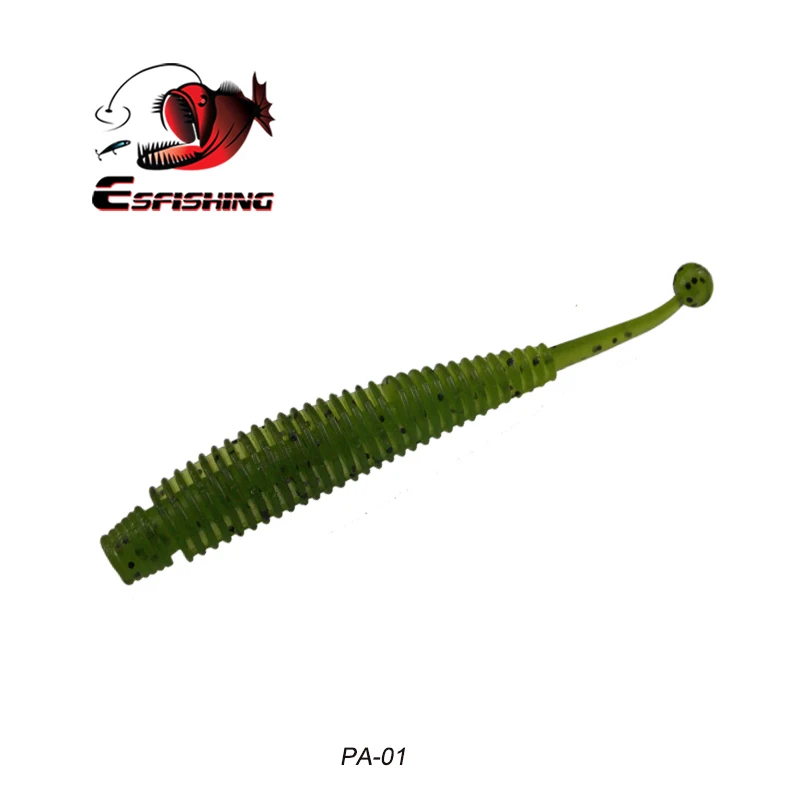 PA01 Esfishing рыболовные воблеры, силиконовые приманки, весна Shad, 10 см, 4,5 г, 6 шт., воблеры для рыбалки, мягкие приманки, снасти для рыбалки на карпа, силиконовая приманка - Цвет: PA01