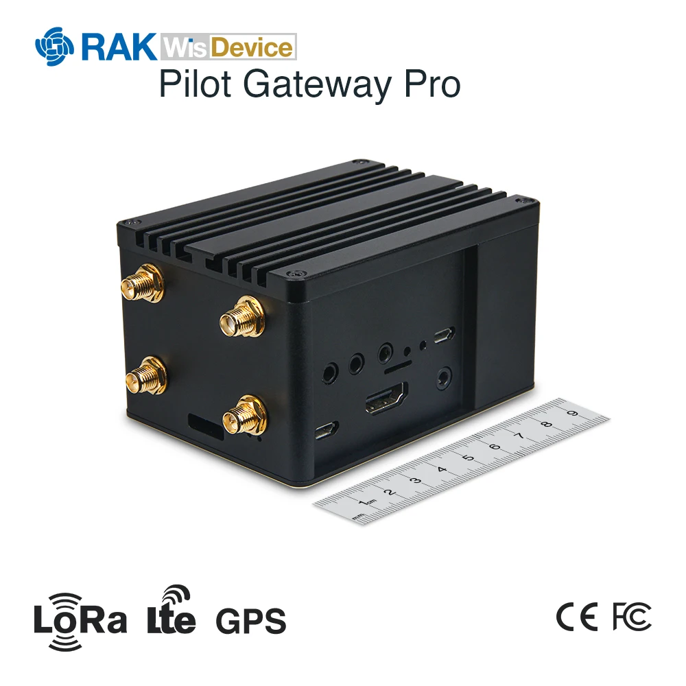 LoRa Pilot Gateway Pro с Raspberry Pi 3B + модуль концентратора GPS теплоотвод антенна поддержкой 4G