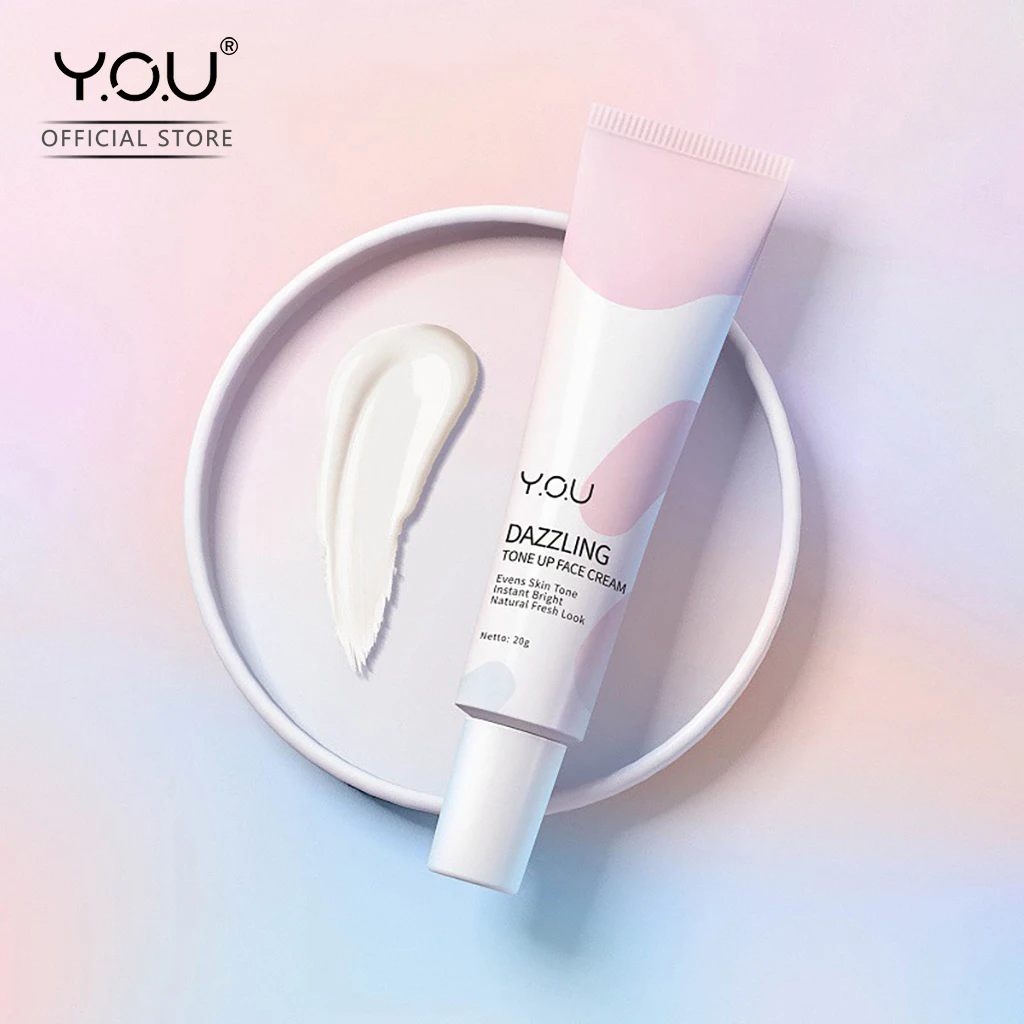 

YOU Dazzling Facial Su Yan Cream Makeup Primer Whitening Cream Lazy Face Foundation Cream Brightening Cream Cover Dark Circles