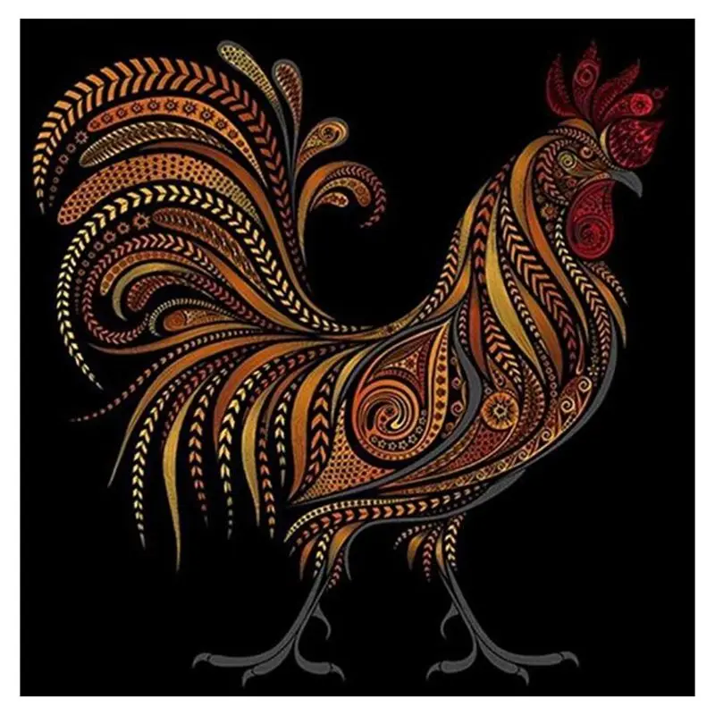 

Full Square/Round Drill Diamond Embroidery Chicken 5D Diy Diamond Painting Cross Stitch Rhinestone Decor
