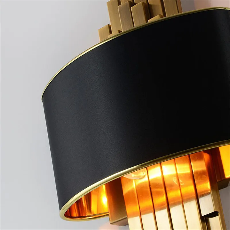 

Metal Pipe Living room Wall Lamp Bedroom Wall Light Corridor Wall Sconce Loft Wall Deco 90-260V Nordic Lamp Free Shipping