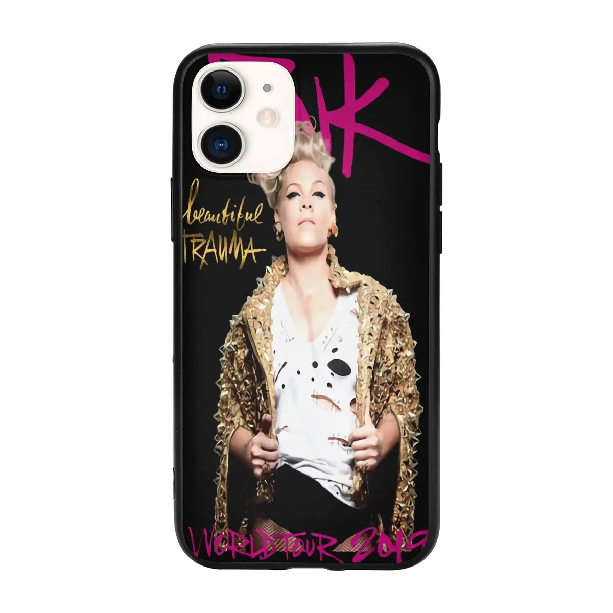 Чехол для мобильного телефона iPhone 11 Pro Max с изображением великолепной розовой