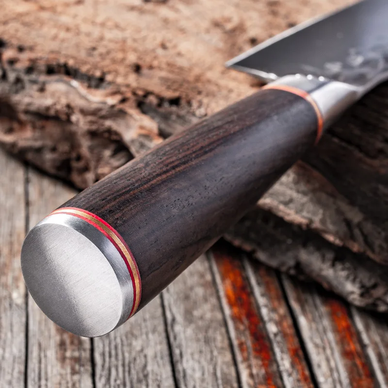 

High Carbon Steel Nakiri Knife Boning Knife Kitchen Knives Meat Cleaver Kitchen Chef Knife Chinese Knives with Knife Sharpener