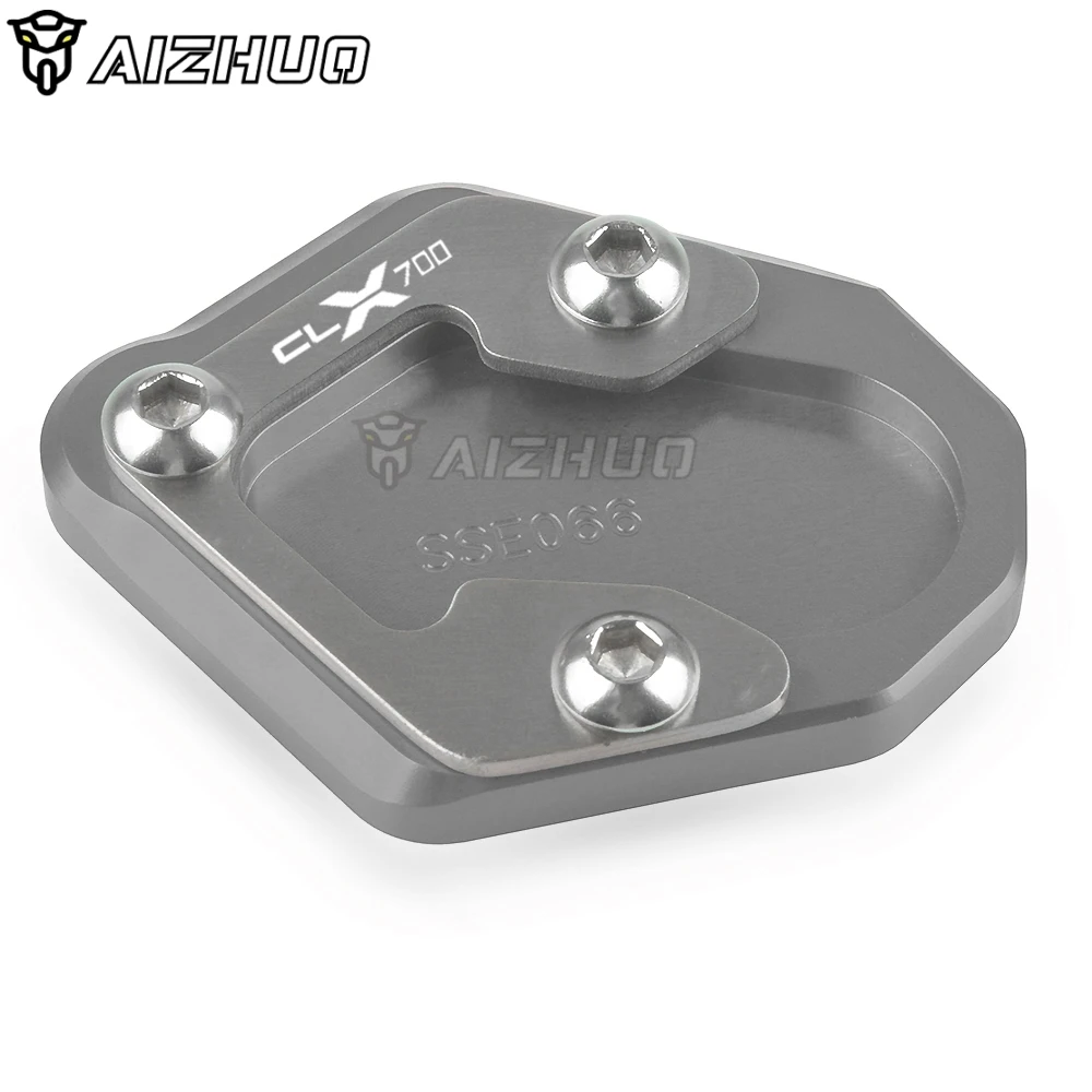 

Motorcycle CLX700 CNC Foot Side Stands Extension Pad Support Plate Enlarge Stand FOR CFMOTO 700CL-X Adventure CLX 700 2020-2021