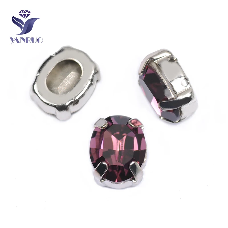 Овальные Стеклянные Камни YANRUO, аметист, все размеры, стразы для рукоделия с острыми краями, стразы для рукоделия, 4128 Овальные Стеклянные Камни YANRUO, аметист, все размеры, стразы для рукоделия с острыми краями, стразы для рукоделия, 4128