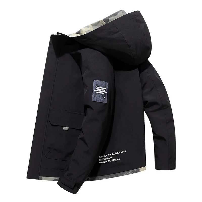 Однотонная куртка-бомбер мужские повседневные приталенные Бейсбольные куртки