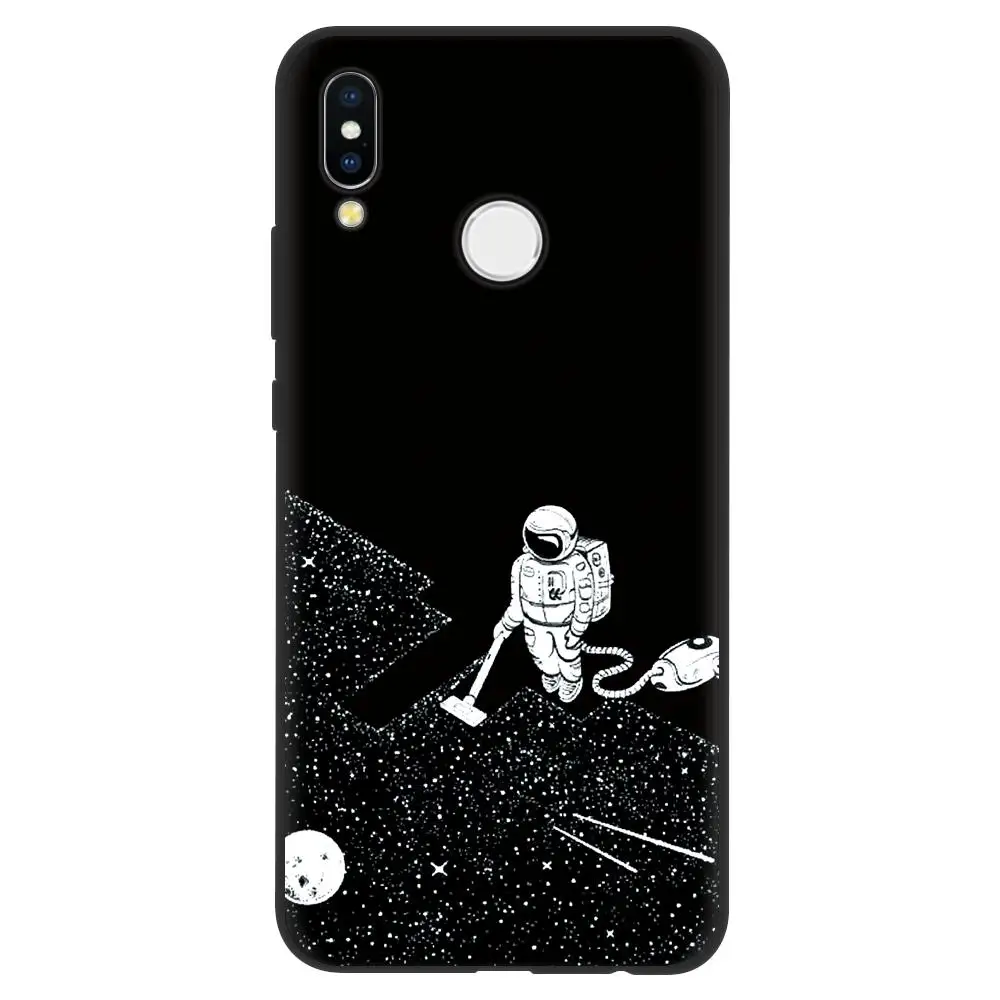 Астронавт черный чехол ТПУ для huawei mate 20 30 10 Lite Pro Funda для huawei P20 P30 Pro P Smart P8 P10 P9 Lite чехол s - Цвет: yhysaodi