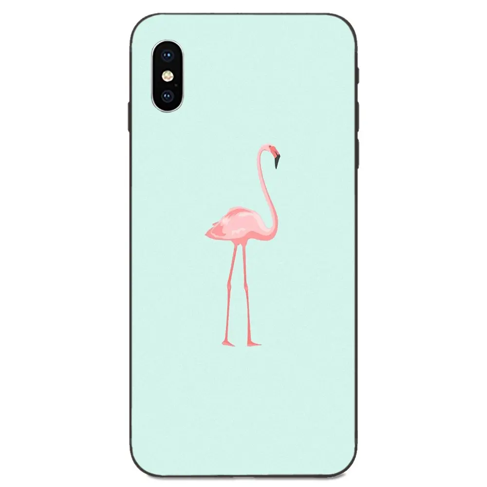 For Apple iPhone 4 4S 5 5S SE 6 6S 7 8 11 Plus X XS Max XR Pro Colorful Cute Phone Accessories Case Flamingo X27 S | Мобильные