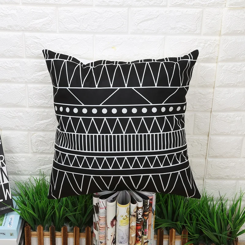 Домашние художественные геометрические печатные стильные чехлы на подушки 45*45