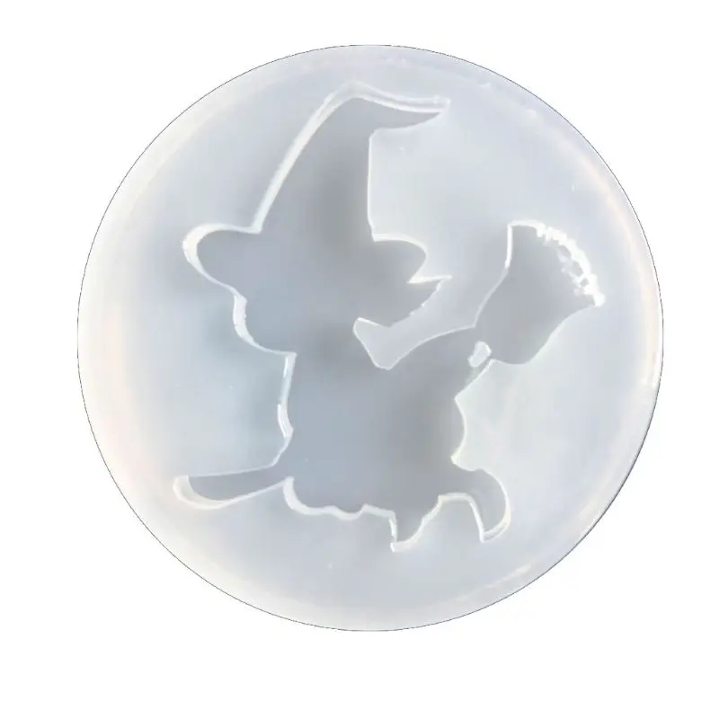 

Halloween Witch Pendant Mold Epoxy Resin Silicone Mold Jewelry Making Art Craft