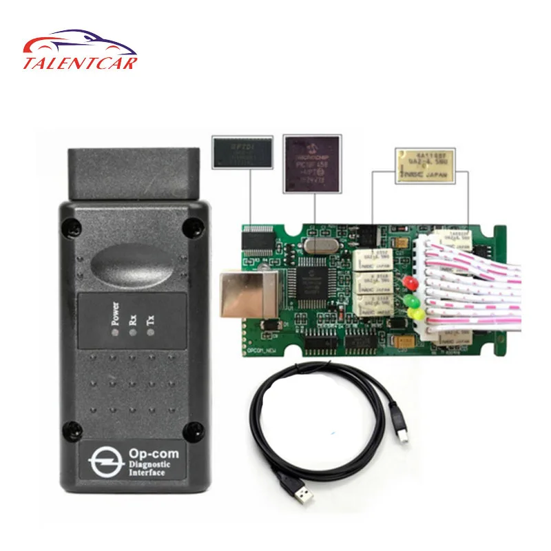 Диагностический инструмент V1.99 версия OP COM сканер OBD2 с реальным чипом детской