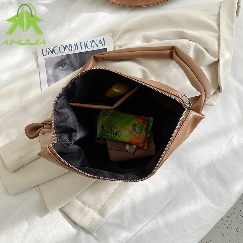 

Winter Pu Women's Big Shoulder Soft Bag Fashion Solid Color High Quality 2020 New Ladies Fashion Soft Leather Bags Casual Tote