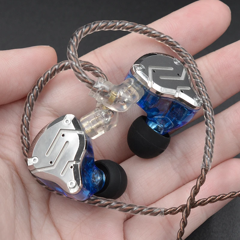KZ ZS10 PRO 1DD + 4BA HIFI металлическая гарнитура гибридные наушники вкладыши Спортивная