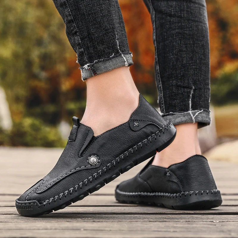 

Casual Shoes Man Fashion Casual Men's Sneakers Mens Shoes Zapatos Casuales Para Hombre De Cuero Men Leather For Causal