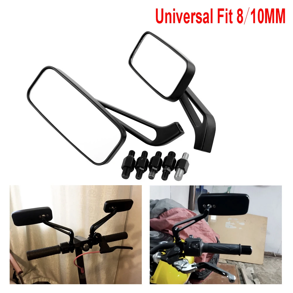

For Harley Rear view mirrors Plastic Anti-ultraviolet Rectangle Durable