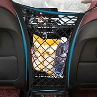 car seat backrest elastic mesh bag seat gap mesh bag car storage bag for lada granta kalina vesta prioralargus 2110 niva 2107