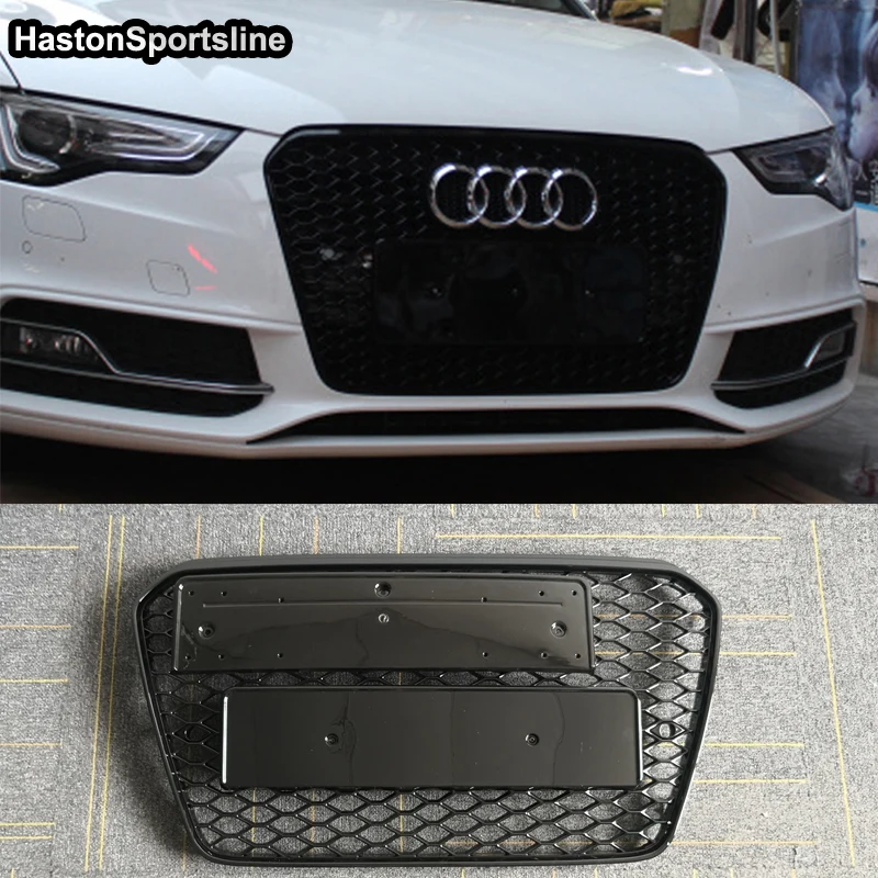 Для Audi A5 RS5 стиль ABS автомобильный передний бампер гонки гриль грили S5 Sline 2012