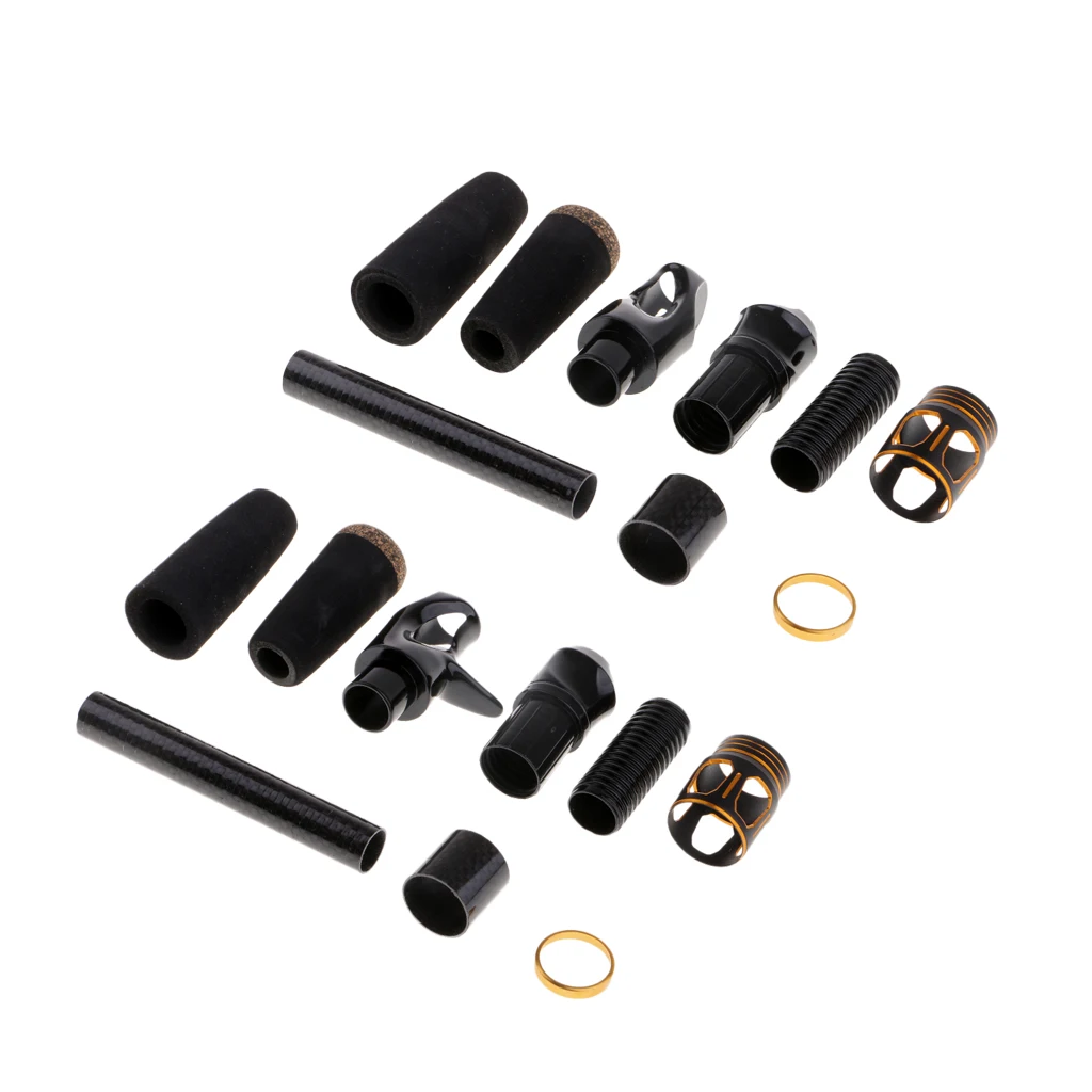 Черная эва литая спиннинговая ручка для рыболовной удочки с спиннинговым