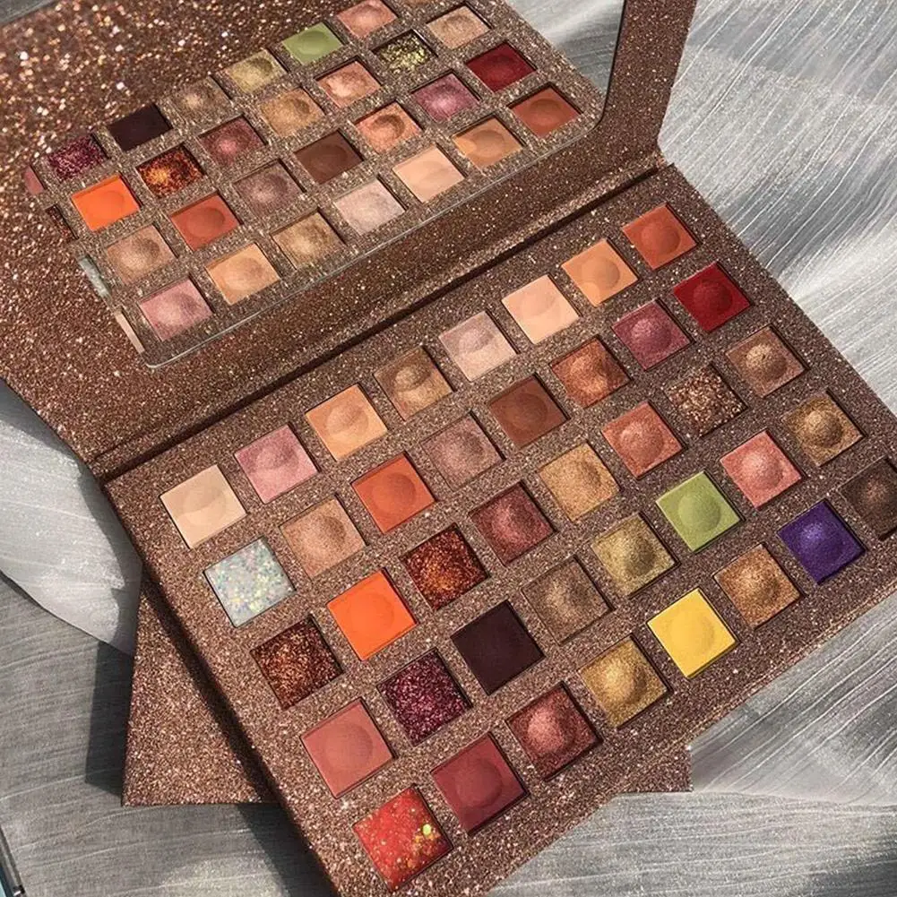 Paleta De Sombras De ojos, 40 colores, maquillaje, pigmento De brillo mate, a prueba De agua