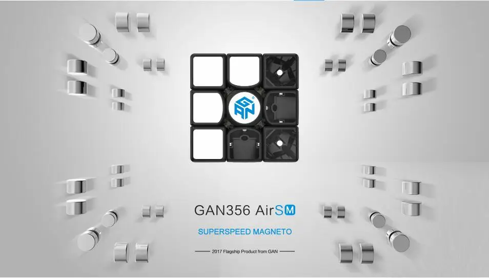 Gan356 RS Gan 356 Air SM v2 Master Puzzle Магнитный магический скоростной куб 3x3x3 Профессиональные Gans Cubo Magico магниты