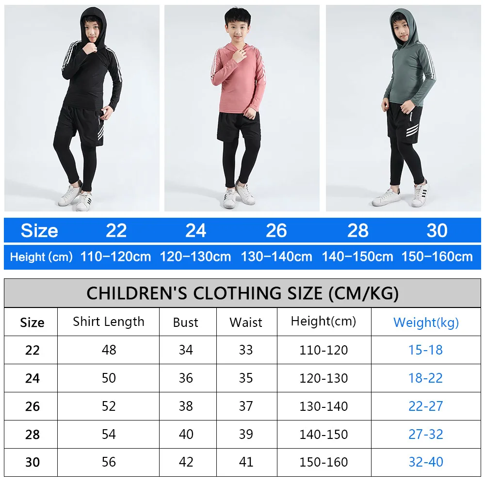 

Children's thermal underwear set long-sleeved t-shirt hat and pants quick-drying clothes boys and girls clothes long Johns