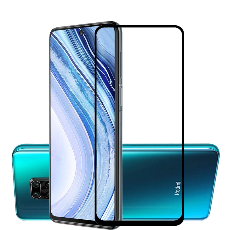2.5D закаленное стекло с полным клеем для Xiaomi Redmi Note 9 9S 8 7 Pro Mi 10 Lite Защитная пленка