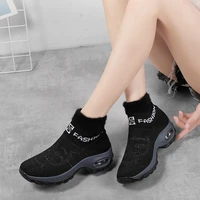 sneakers women walking shoes comfortable outdoor casual shoes air cushion increasing height wear resisitant botas