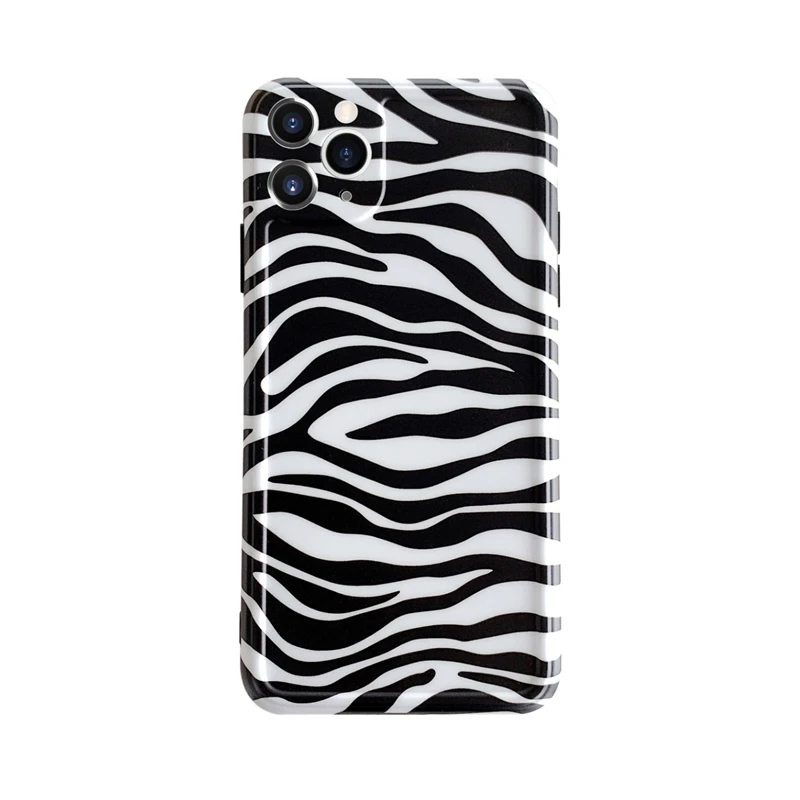 

Funda phone case Zebra stripes pattern for IPhone xr SE 2020 7 8 11pro max xs shoft shell Couple style for girl back cover