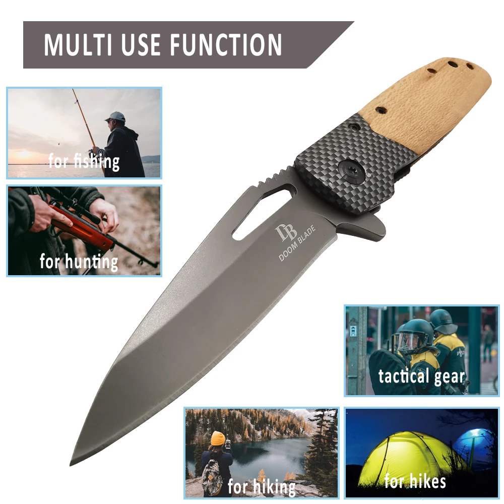 Нож 7 9 дюйма складной нож для повседневного использования из стали 5CR13MOV с