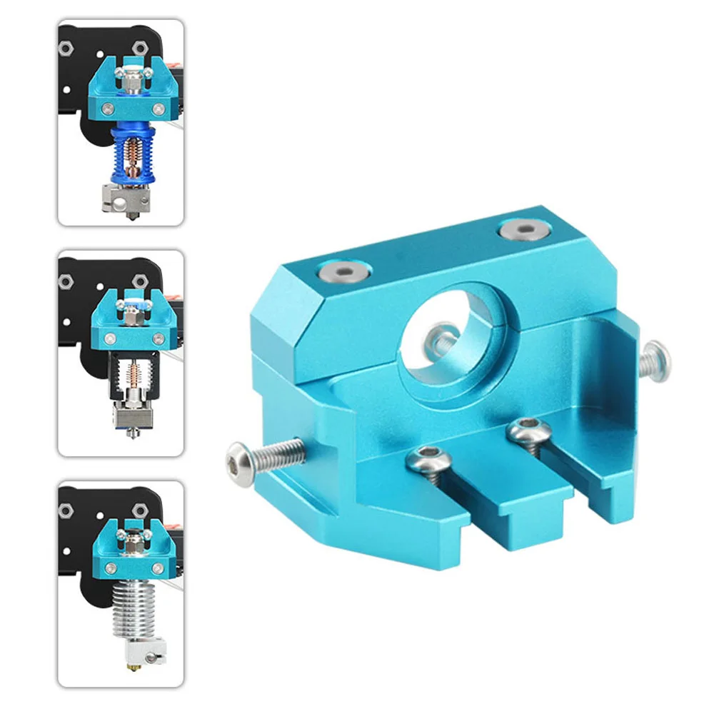 

3D Printer E3D V6 blue hot end extrusion head mounting used for E3D hot end suitable for CR10S ENDER-3 ENDER-3 PRO ENDER 5