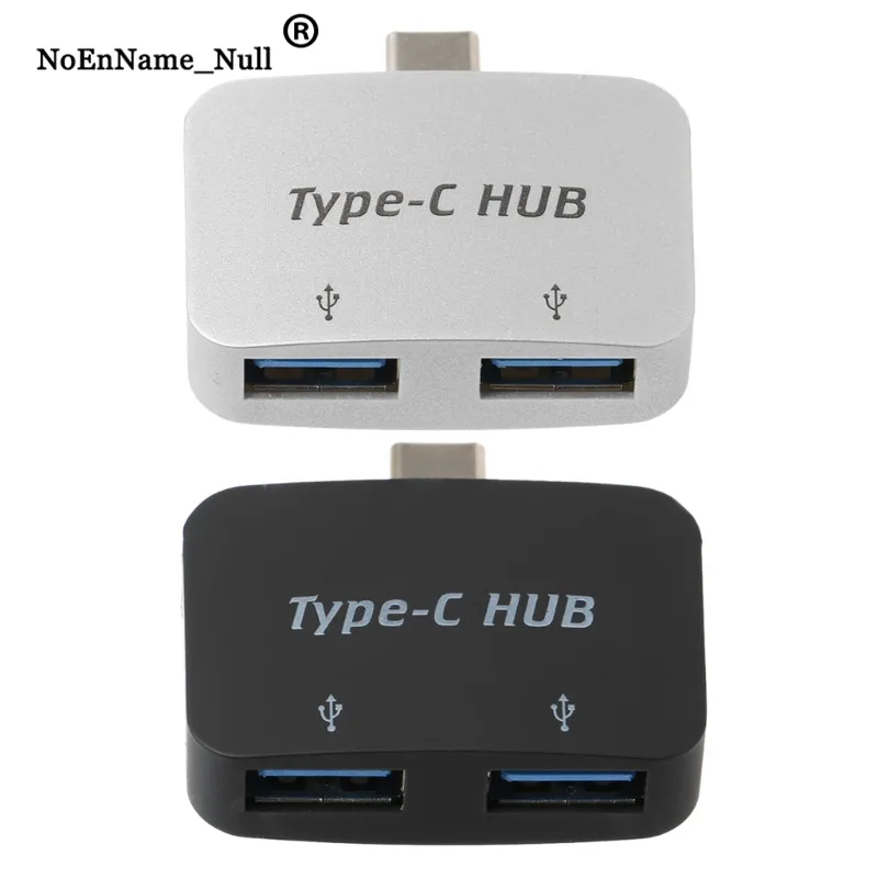 

2 Port Type C To USB 2.0 Hub Adapter For MacBook Chromebook S8 S9 Note8 Xiaomi 6 dropshipping