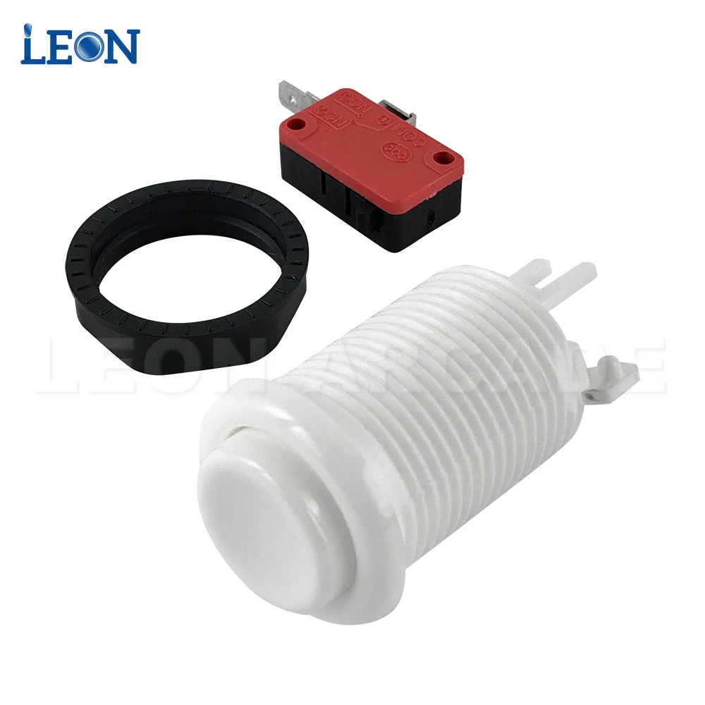 Аркадные кнопки Happ 30 шт. аркадные набор сделай сам для Pandora 9s Jamma 28 мм с монтажным