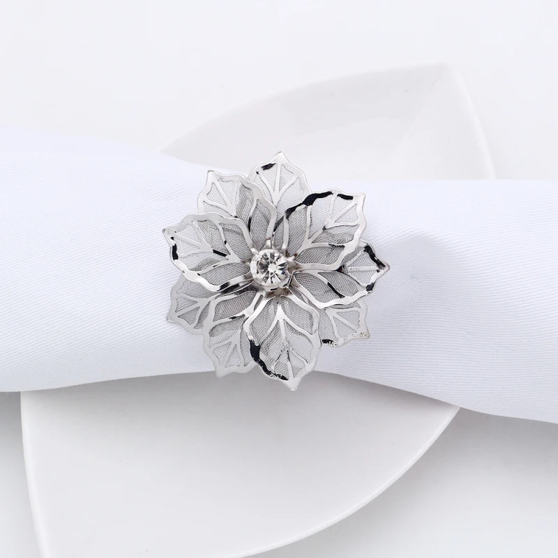 Napkin Rings Napkin Holder 1pc Wedding Banquet Dinner Decor Party Supplies Decoration - Цвет: As shown