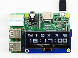 Waveshare 2,23 дюймов oled-дисплей шляпа для Raspberry Pi, 128*32 пикселей, SPI/I2C интерфейс