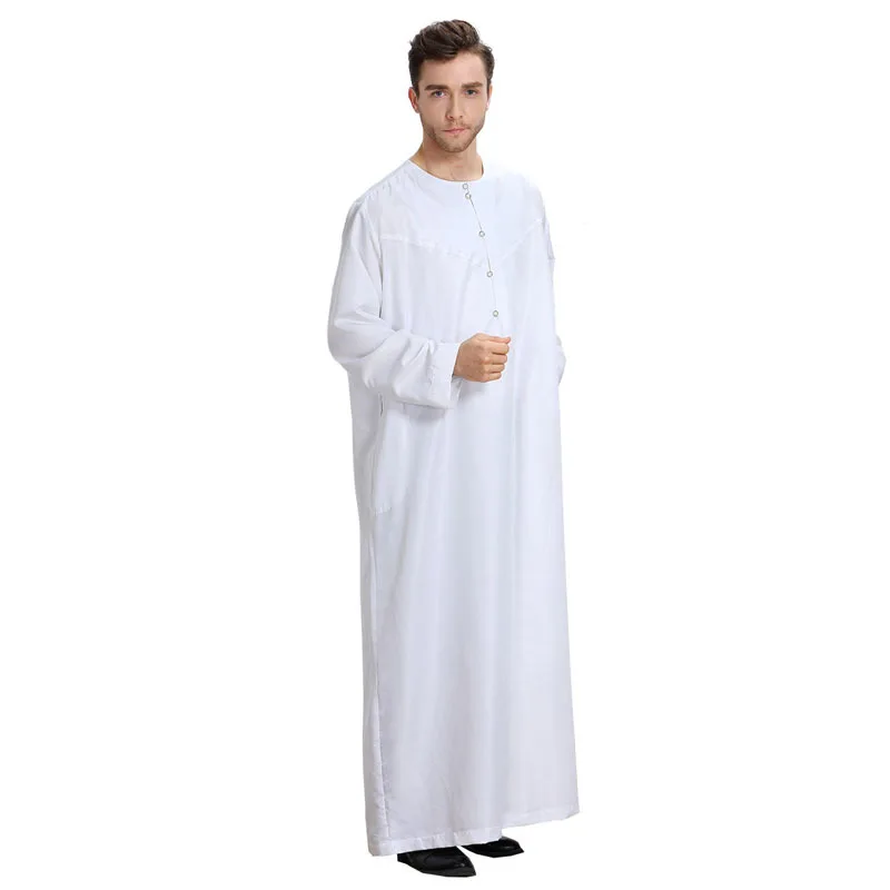 Men Robes Kaftan Muslim Robe 2022  Muslim Men's Arab Dubai Clothing Accessories Fashion Plus Size Man Abaya Robe Kaftan S-3XL