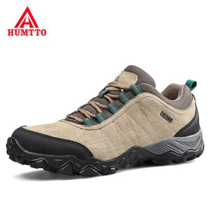 brand designer leather shoes men outdoor work safety man sneakers breathable non slip spring hot sale lace up casual mens shoes