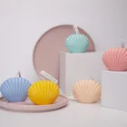Креативная акриловая Форма в виде большого и маленького ракушек для свечей сделай сам, изготовление свечей из искусственной смолы, форма, рождественский подарок, товары для рукоделия