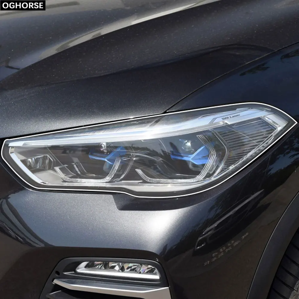 

Фара автомобиля защитная фронтальная пленка светильник ТПУ Наклейка для BMW F48 F25 F26 F15 G01 G02 G05 G06 X1 X3 X4 X5 X6 аксессуары