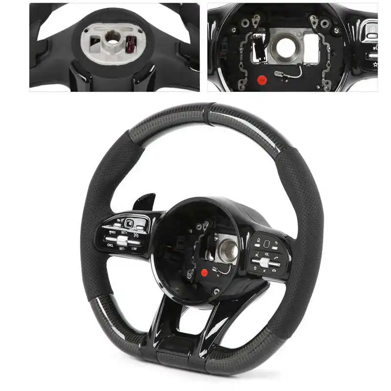 Сменное Рулевое колесо для AMG Performance из углеродного волокна Mercedes-Benz A/B/C/E/S/G/GLC/GLE Class